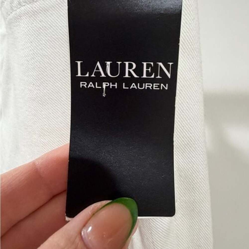 Ralph Lauren Super Stretch White Jeans - Picture 5 of 7